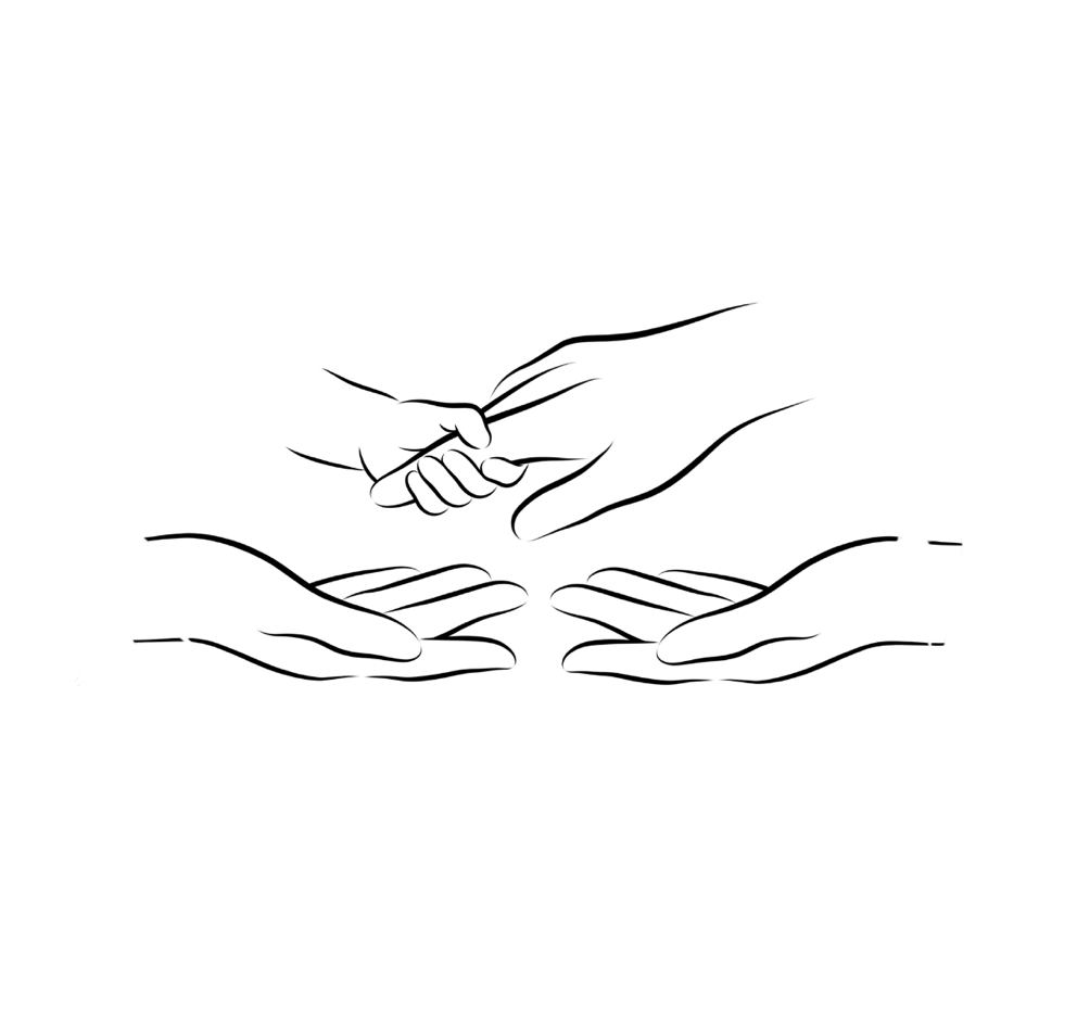 Logo dynamique Nos doux liens mains